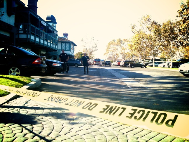 Salon Meritage in Seal beach after a shooting that killed six people. 