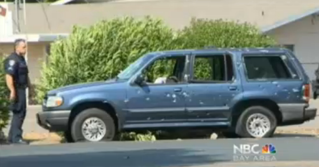 A police pursuit following a bank robbery in Stockton ended with a gun battle Wednesday afternoon. Police said three people were killed, including a hostage.