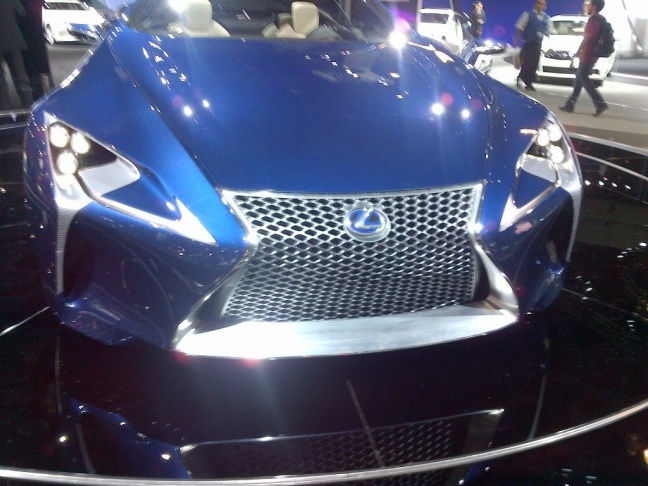 Lexus concept car front end