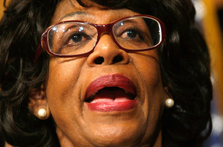 U.S. Rep. Maxine Waters (D-CA) speaks at a news conference in Washington, DC on February 12, 2009. Waters has been charged with ethical violations.