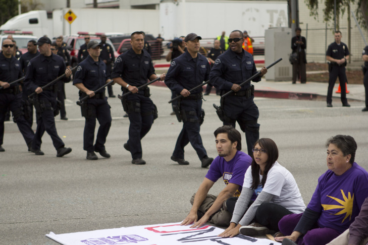 LAX Protest