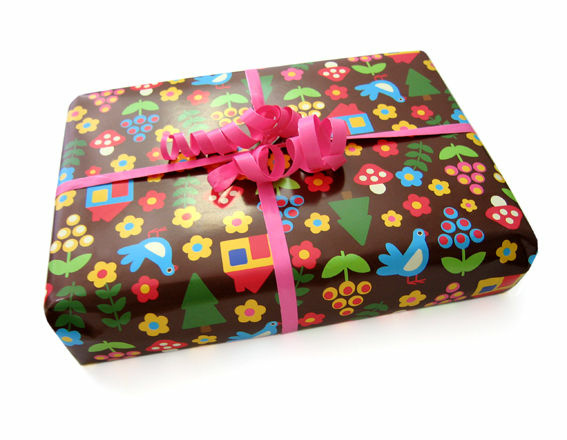 gift-wrapped present
