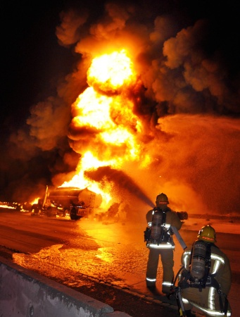 Tanker Fire