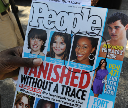 A copy of People Magazine containing a s