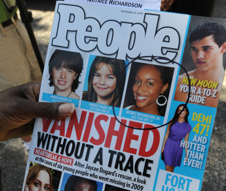 A copy of People Magazine containing a s