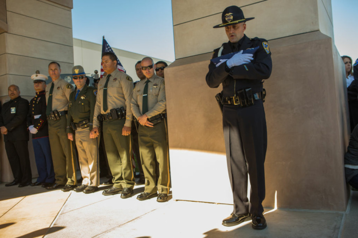 Michael Crain Funeral Dorner Shooting Riverside Funeral