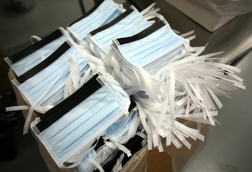 Producer Of Surgical Masks Sees Increase In Business Amid Swine Flu Fears