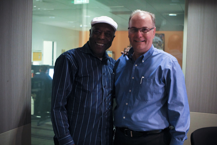 Buddy Guy and Larry Mantle