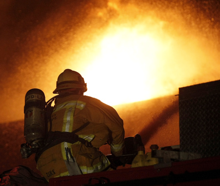 Auto Shop Fire