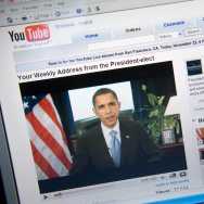 A YouTube video of US President-elect Ba