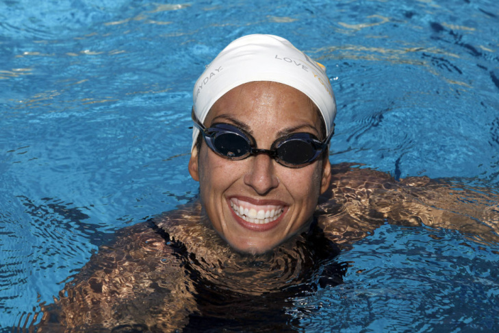 Evans Comeback Swimming