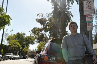 Dann Halem of the Artists Collective marijuana delivery service.