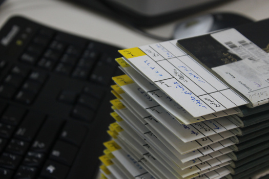 Work Visa Immigration Paperwork File