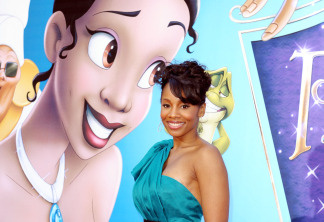 Actress Anika Noni Rose arrives at the premiere of Walt Disney Pictures' 'The Princess and the Frog' at the Disney Studios on November 15, 2009 in Burbank, California.