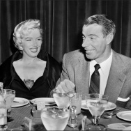 Picture dated of the fifties showing American actr