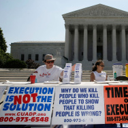 Anti-Death Penalty Groups Hold Demonstration Against Executions