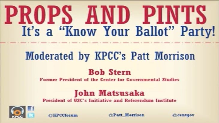 Props and Pints – It’s a “Know Your Ballot” Party!