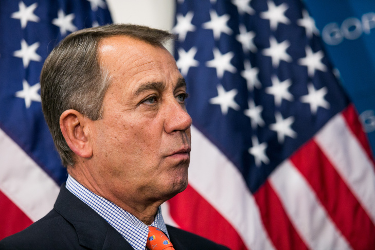 Boehner Speaks To Press After GOP Conference Meeting