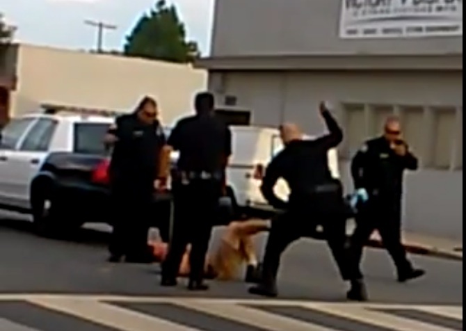 Long Beach Police Beating
