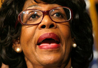 U.S. Rep. Maxine Waters (D-CA) speaks at a news conference on Capitol Hill February 12, 2009 in Washington.