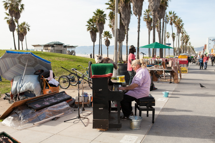 Venice Boardwalk Piano Player - 11