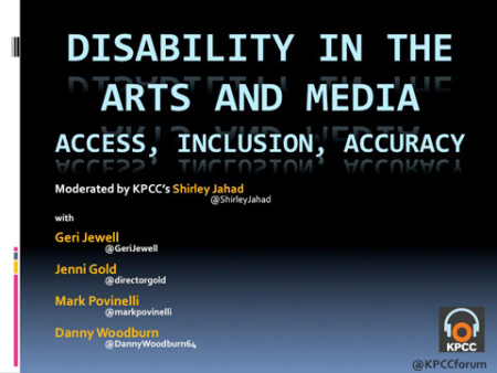 Disability in the Arts and Media