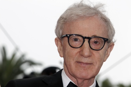 US director Woody Allen poses on the red