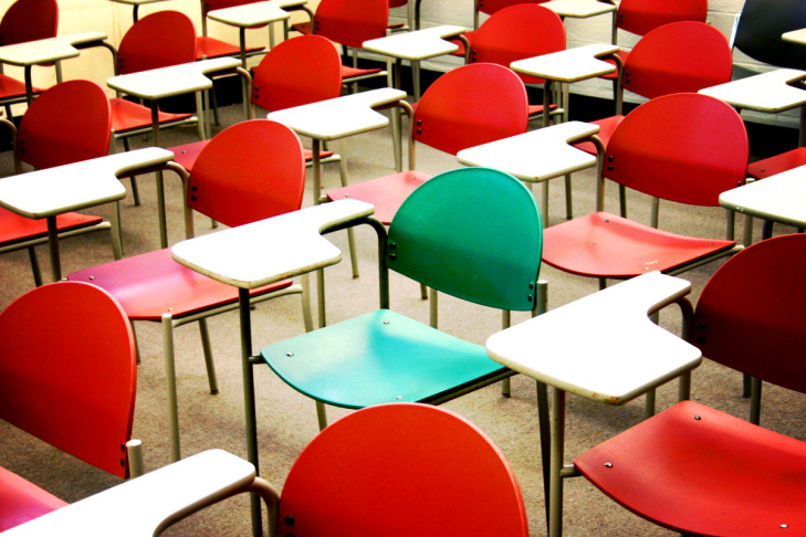 desks school classroom class chairs