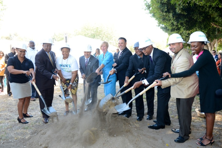 Watts Senior center groundbreaking
