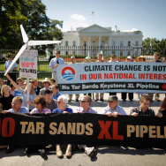 Activists Protest Proposed Canadian Tar Sands Oil Pipeline