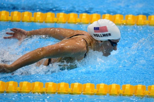 US swimmer Dana Vollmer competes in the
