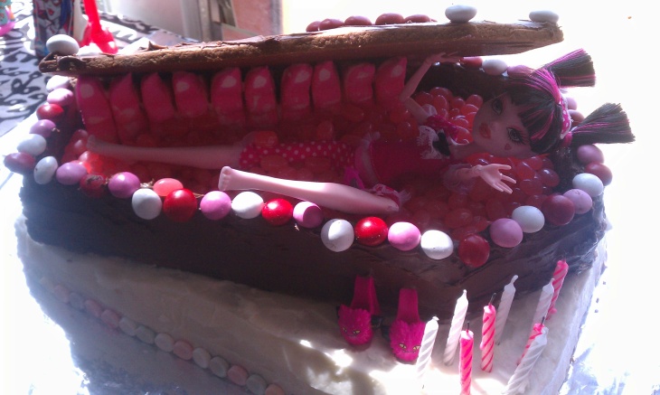 Coffin Cake made by Carol Caplan