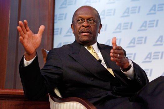 Herman Cain Discusses His 9-9-9 Plan At American Enterprise Institute In DC