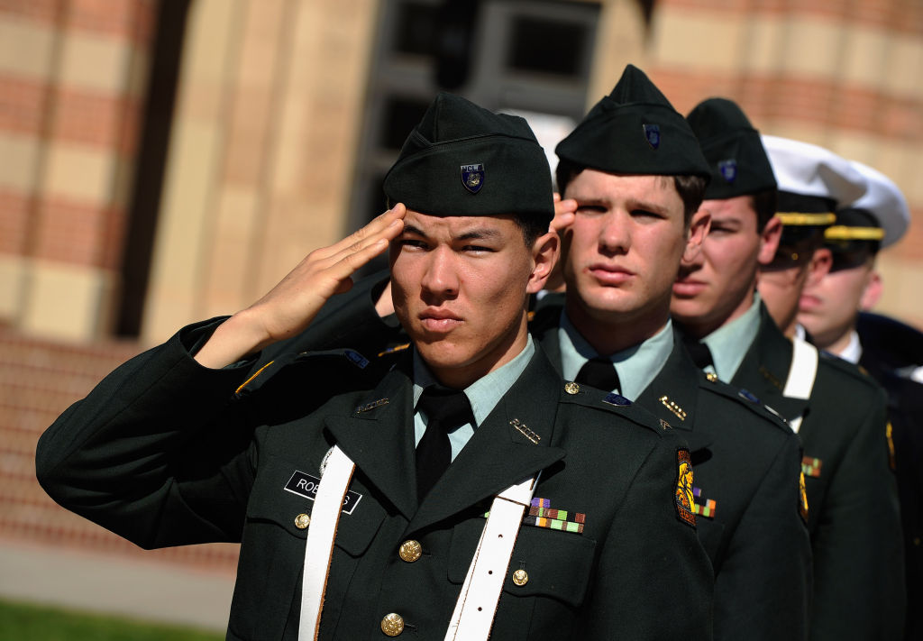 beautiful blue dresses for weddings ARMY JROTC White Graduation Bundle main image 1