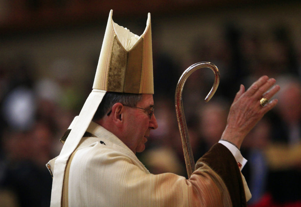Cardinal Roger Mahony Celebrates Christmas Mass At The Cathedral Of Our Lady Of The Angels Cardinal Roger Mahony leads Christmas mass at The Cathedral of Our Lady of the Angels December 25, 2010 in Los Angeles, California. Services and celebrations marked the holiday throughout the world Saturday.