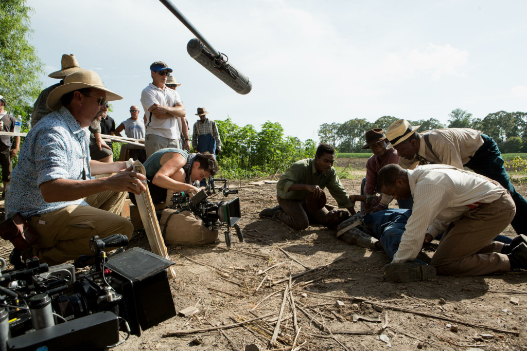 Cinematographer Rachel Morrison on the set of