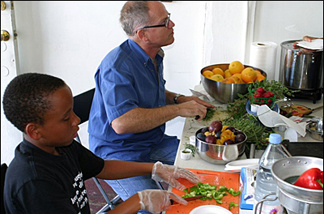 Mercer 7412 The group Fallen Fruit teaches people how to make jam from fruit that grows on public property.