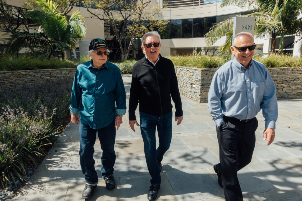 PTSD Clinic Veterans Right-to-left: Paul Mahony, Michael Folonis, and Jim Durkin, Vietnam veterans who attend group therapy at the PTSD Clinic at the West LA VA.