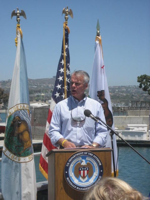 California Secretary of Natural Resources Mike Chrisman says the state depends on the 24.7 million dollars of money it gets from the federal Coastal Impact Assistance Program to mitigate impacts of oil and gas production on the marine environment.