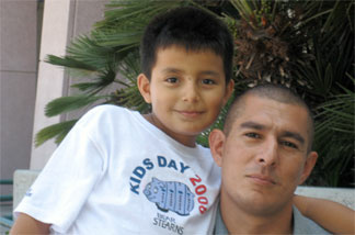 Mercer 5441 Carlos Zamora turned down a offer to join the Mexican Mafia prison gang because he wanted to be there for his family, including his son Jonathan.
