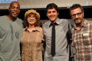 Mercer 10796 Alonzo Bodden, Patt, Ben Gleib, and Marc Maron in the Crawford Family Forum for Comedy Congress!