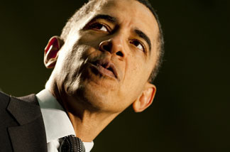 US President Barack Obama speaks during the Winning the Future Forum on Small Business in Cleveland, Ohio, February 22, 2011.