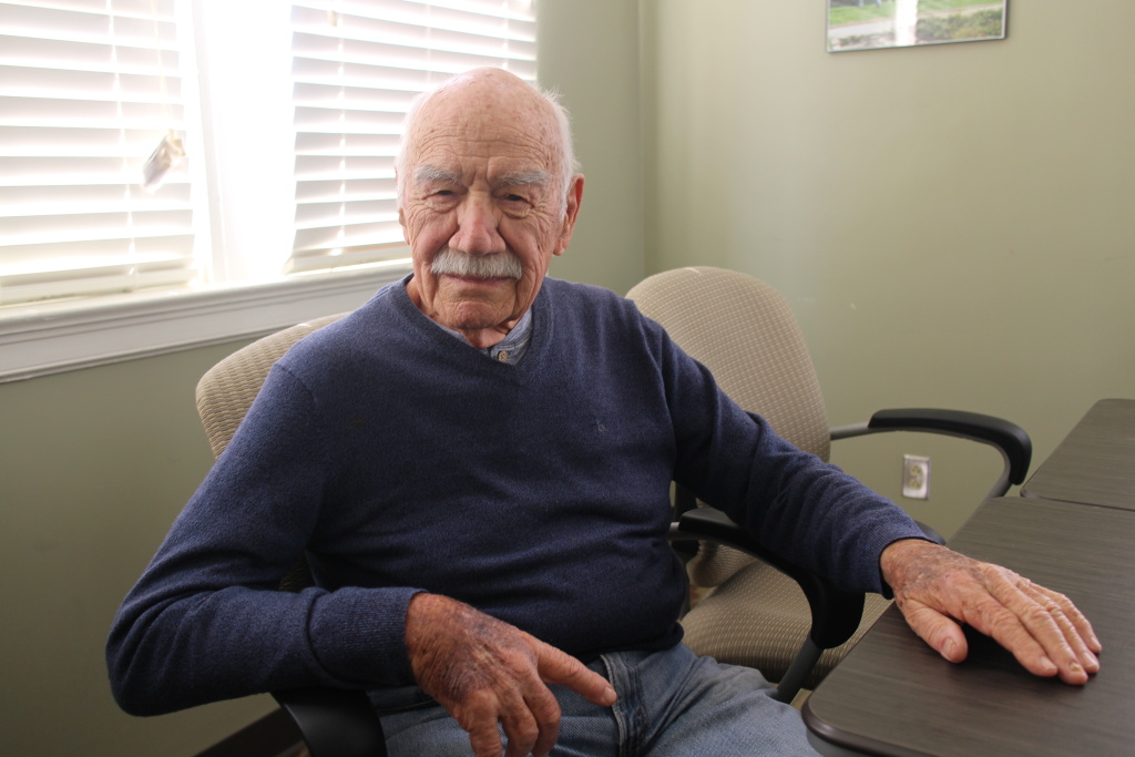 Lawrence Manzo VA Mindfulness WWII veteran Larry Manzo, 90, has been practicing mindfulness at the West Los Angeles VA for about 3 years.