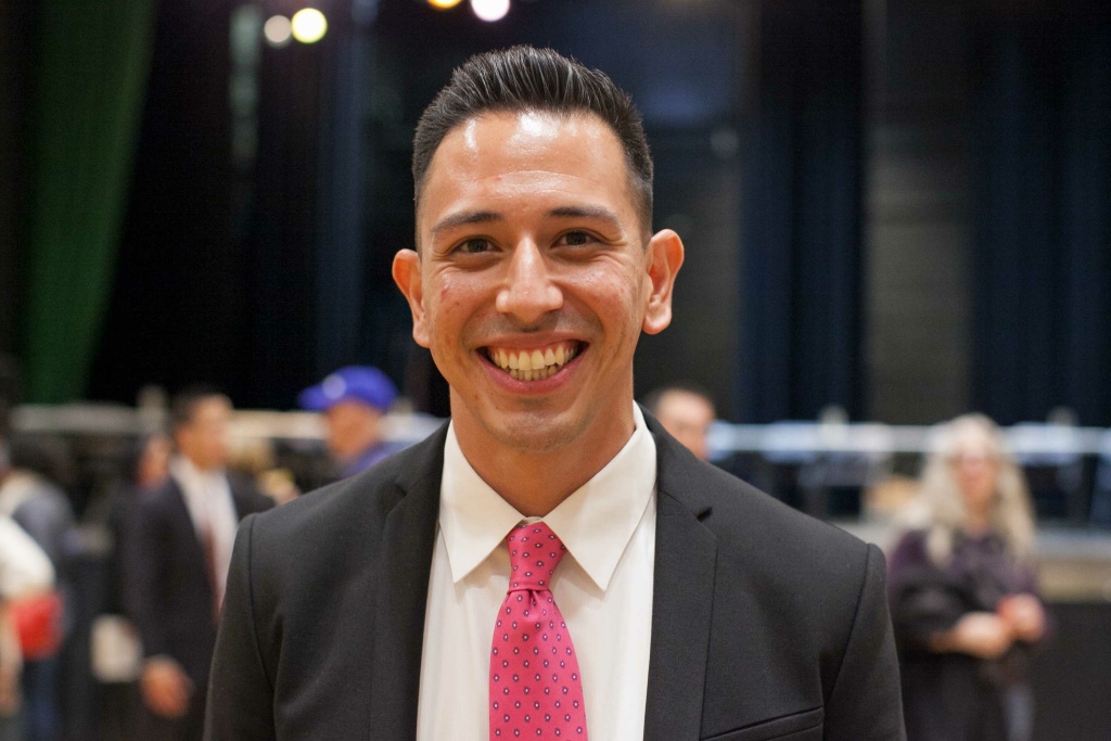 34th Congressional District Candidate Forum Special Electon Raymond Meza at the 34th Congressional District Candidate Forum at Eagle Rock High School on Wednesday, Mar. 23, 2017.
