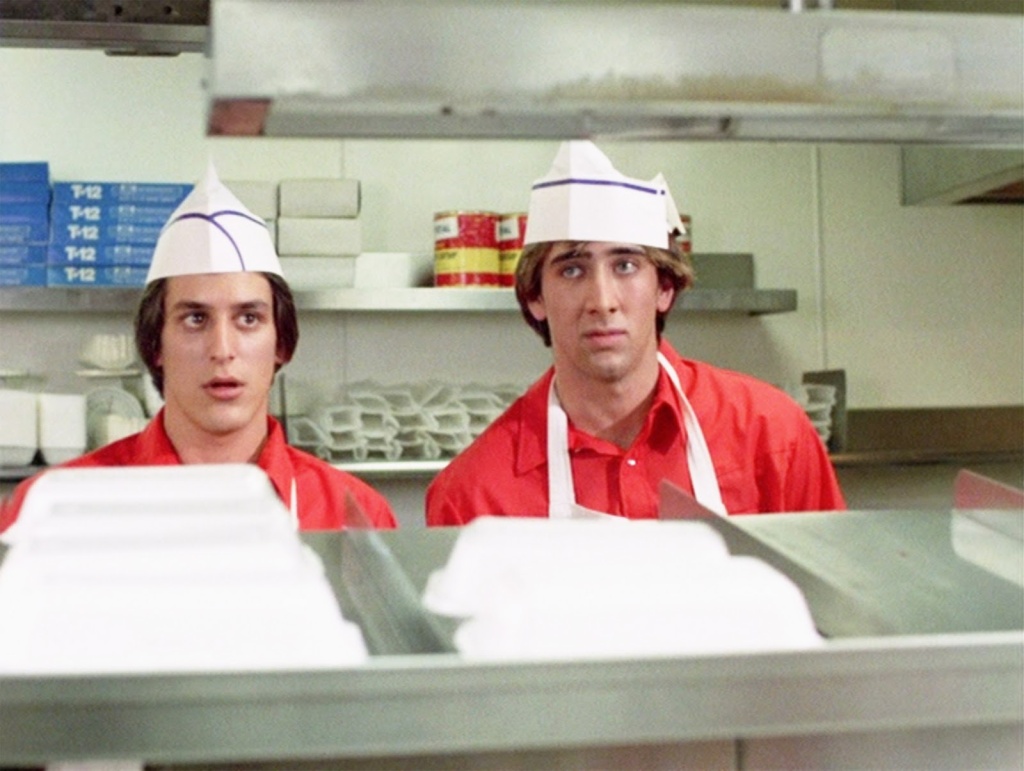 Blink, and you'll miss Nicolas Cage (as Nicolas Coppola) in Blink, and you'll miss Nicolas Cage (as Nicolas Coppola) in