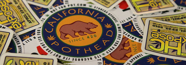 Marijuana related merchandise is displayed at a booth at The International Cannabis and Hemp Expo April 18, 2010 at the Cow Palace in Daly City, California.