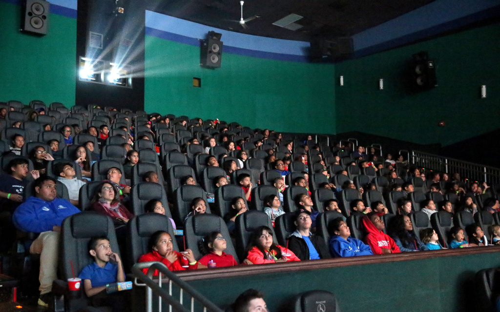 Boys & Girls Club, Together With IMAX, Regal Entertainment Group, Walt Disney Pictures And Marvel Studios Present Advance Screening Of Boys & Girls Club Long Beach members watch an advance IMAX screening of