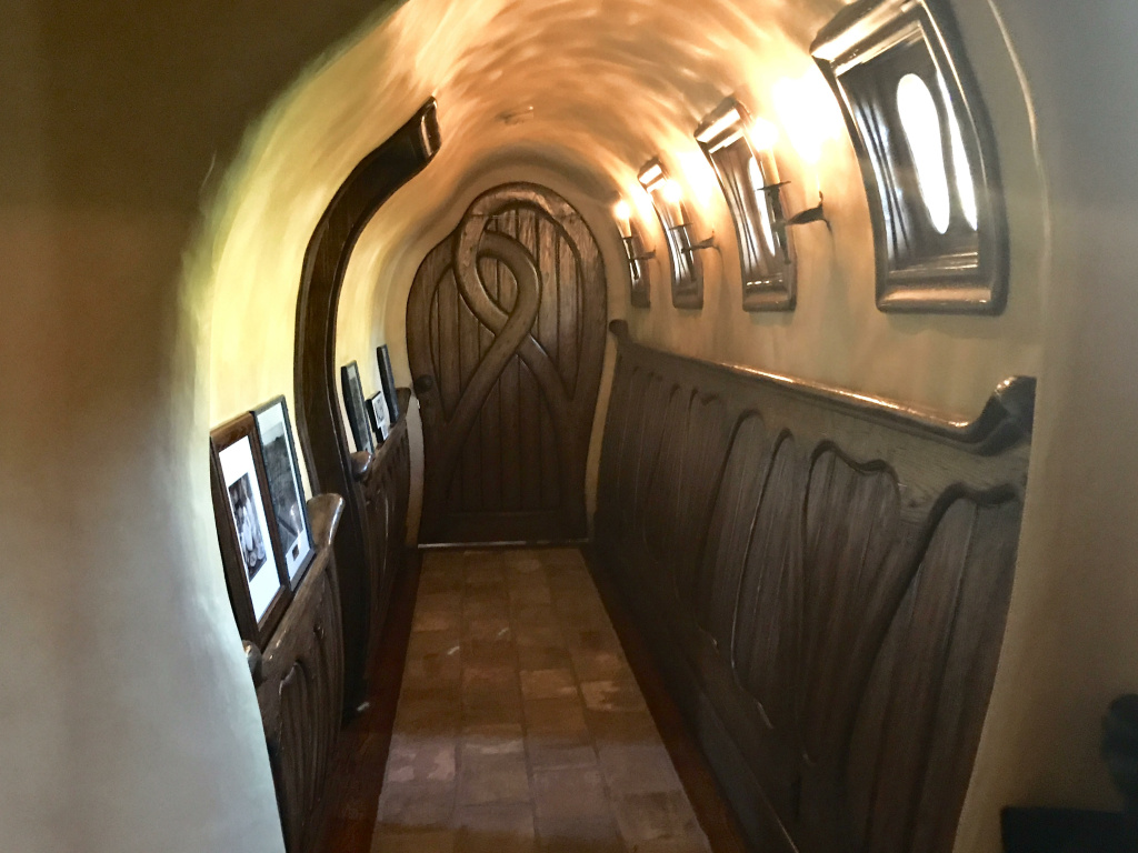 The warped hallway in Michael Libow Witch House. The warped hallway in Michael Libow Witch House.