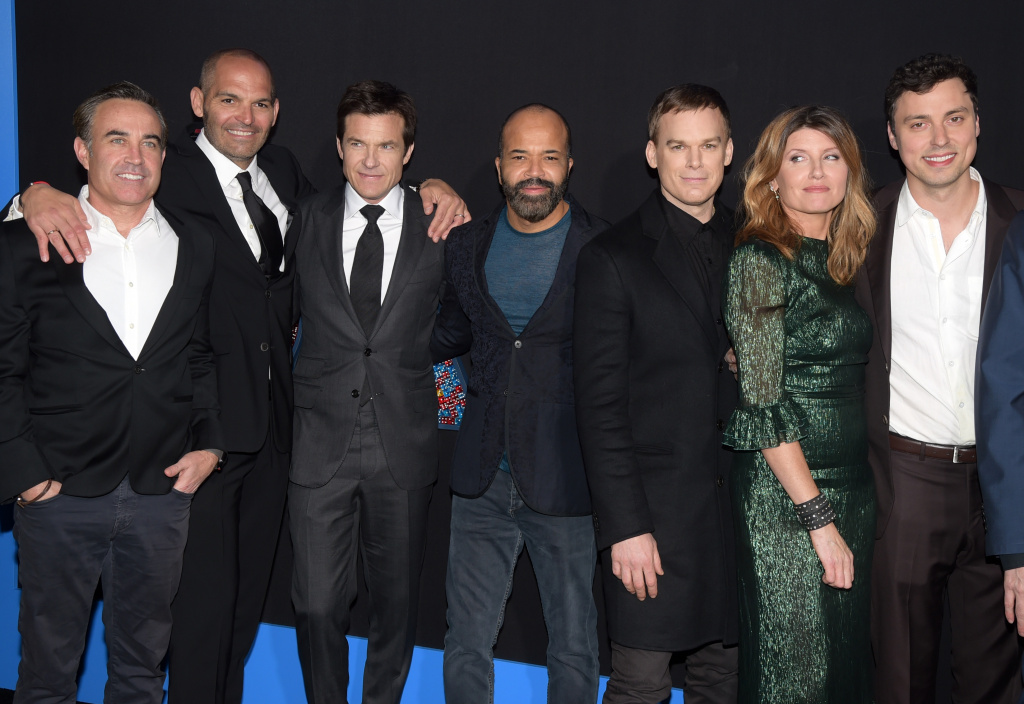 Premiere Of New Line Cinema And Warner Bros. Pictures' (L-R) Mark Perez, Jason Bateman, Jeffrey Wright, Michael C. Hall, Sharon Horgan and John Francis Daley attend the premiere of New Line Cinema and Warner Bros. Pictures'
