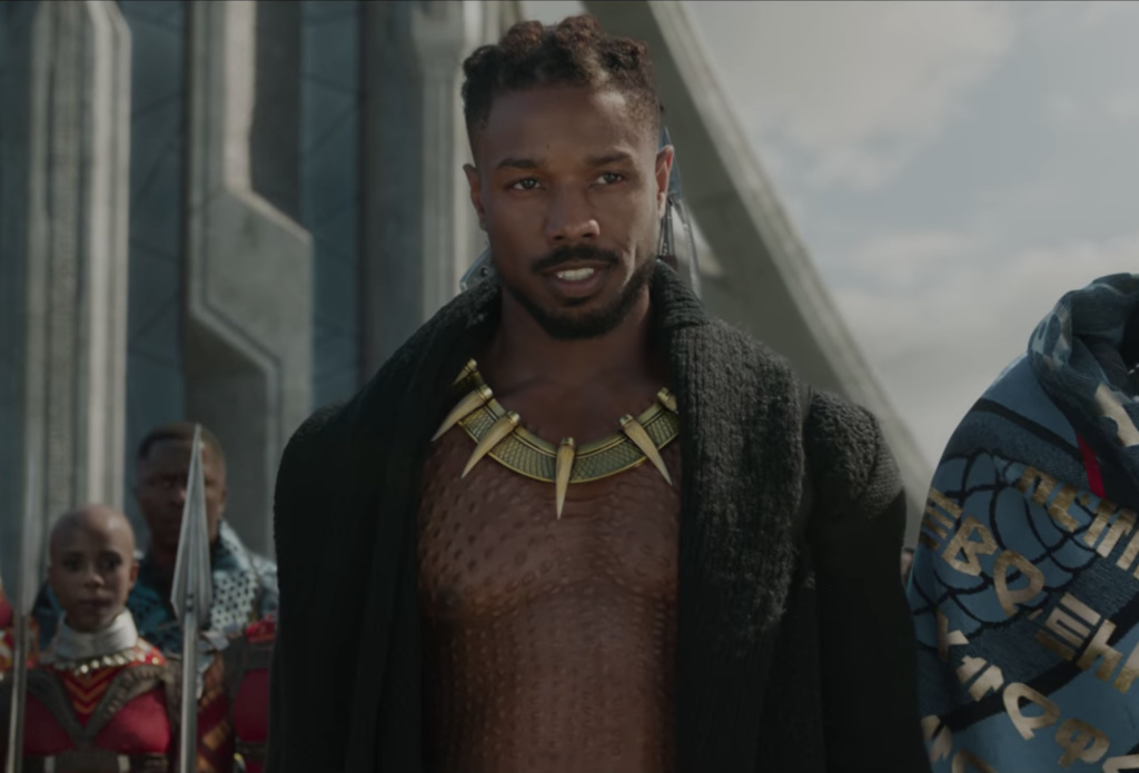 Black Panther Michael B. Jordan as Erik Killmonger in